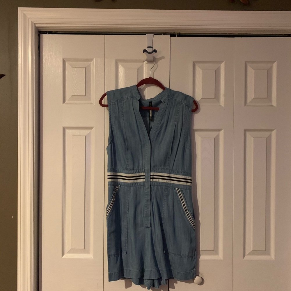 Denim romper